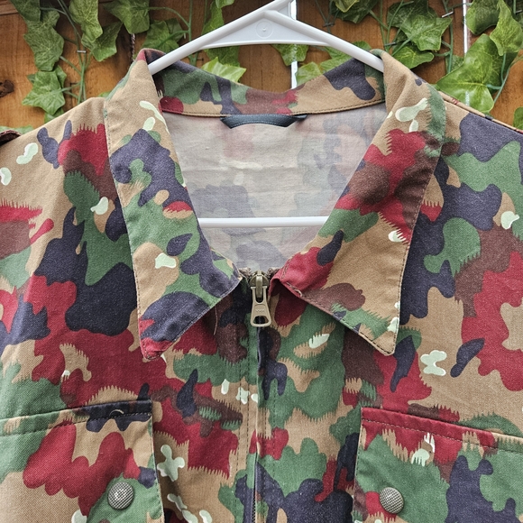 Vintage German Camouflage Military Jacket - Picture 2 of 8